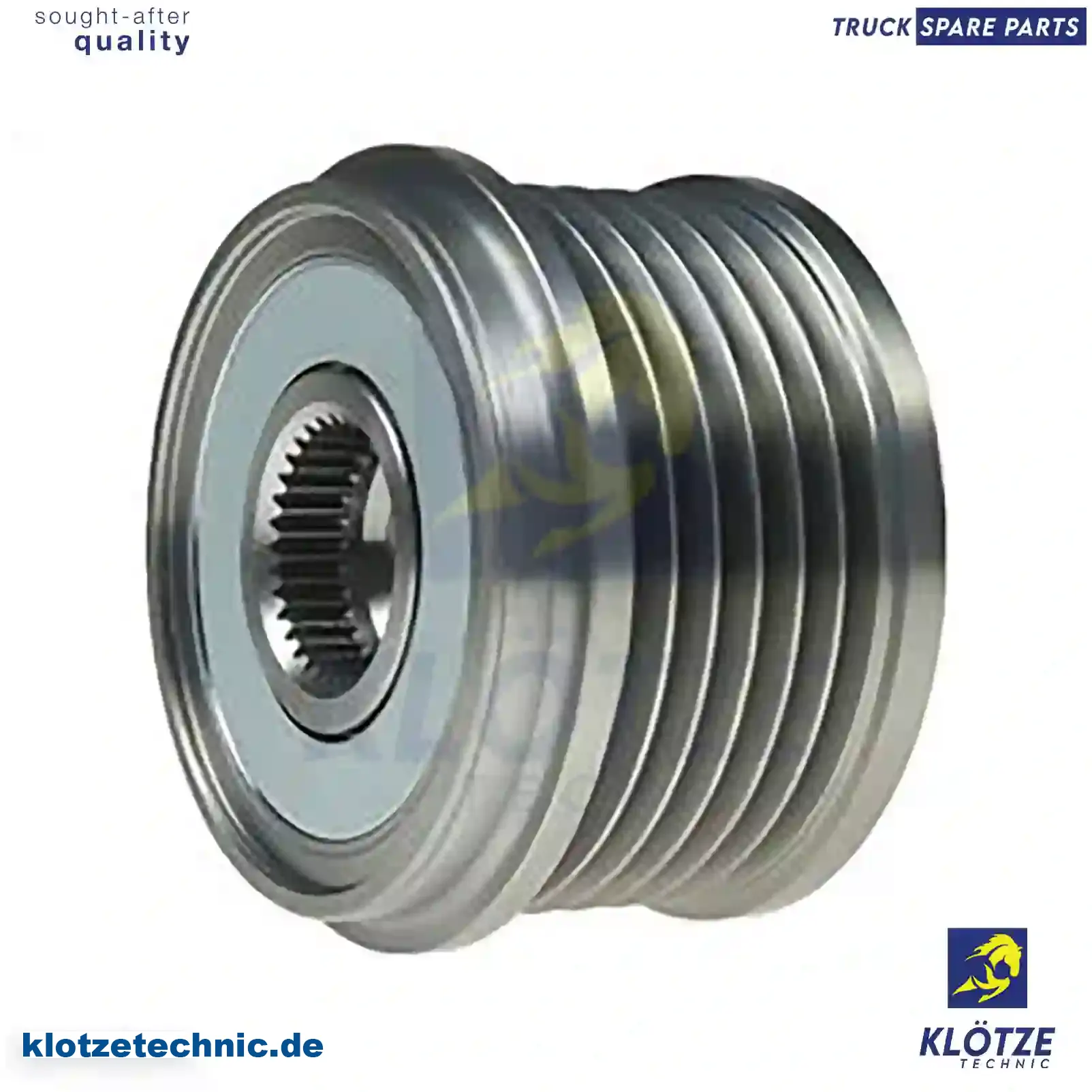 Pulley, alternator 1106734, 1457070, 1669971, 335171, 3517, 028903119AA, 028903119P, 028903119AQ, 021903017, 023903023, 028903018X, 028903026A, 028903026B, 028903026G, 028903028J, 028903028P, 028903119AA, 028903119AQ, 028903119P, 028903165B, 037903023E, 0, 1106734, 1457070, 1669971, 335171, 3517, 028903119AA, 028903119P, 028903119AQ, 021903017, 023903023, 028903018X, 028903026A, 028903026B, 028903026G, 028903028J, 028903028P, 028903119AA, 028903119AQ, 028903119P, 028903165B, 037903023E, 037903023G, 037903023Q, 074903023C, 074903025A, 074903025B, 074903025C, 28903119AA, 28903119AQ, 6K0903028 || Klötze Technic Spare Part | Engine, Accelerator Pedal, Camshaft, Connecting Rod, Crankcase, Crankshaft, Cylinder Head, Engine Suspension Mountings, Exhaust Manifold, Exhaust Gas Recirculation, Filter Kits, Flywheel Housing, General Overhaul Kits, Engine, Intake Manifold, Oil Cleaner, Oil Cooler, Oil Filter, Oil Pump, Oil Sump, Piston & Liner, Sensor & Switch, Timing Case, Turbocharger, Cooling System, Belt Tensioner, Coolant Filter, Coolant Pipe, Corrosion Prevention Agent, Drive, Expansion Tank, Fan, Intercooler, Monitors & Gauges, Radiator, Thermostat, V-Belt / Timing belt, Water Pump, Fuel System, Electronical Injector Unit, Feed Pump, Fuel Filter, cpl., Fuel Gauge Sender,  Fuel Line, Fuel Pump, Fuel Tank, Injection Line Kit, Injection Pump, Exhaust System, Clutch & Pedal, Gearbox, Propeller Shaft, Axles, Brake System, Hubs & Wheels, Suspension, Leaf Spring, Universal Parts / Accessories, Steering, Electrical System, Cabin