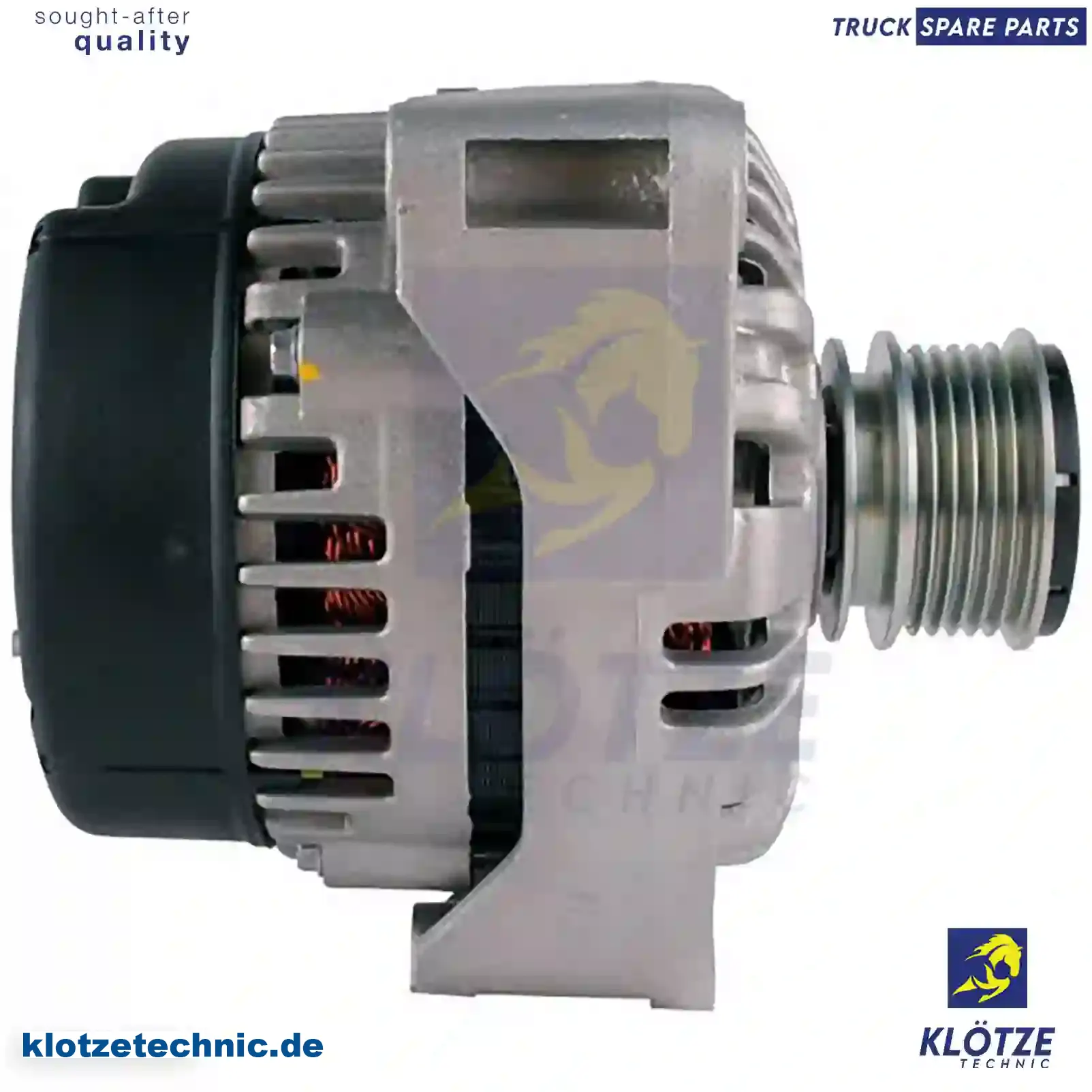 Alternator 1516443, 0101540102, 0101540502, 010154050280, 0101546502, 0101549402, 0111540802, 011154080280, 1516443, 0101540102, 0101540502, 010154050280, 0101546502, 0101549402, 0111540802, 011154080280 || Klötze Technic Spare Part | Engine, Accelerator Pedal, Camshaft, Connecting Rod, Crankcase, Crankshaft, Cylinder Head, Engine Suspension Mountings, Exhaust Manifold, Exhaust Gas Recirculation, Filter Kits, Flywheel Housing, General Overhaul Kits, Engine, Intake Manifold, Oil Cleaner, Oil Cooler, Oil Filter, Oil Pump, Oil Sump, Piston & Liner, Sensor & Switch, Timing Case, Turbocharger, Cooling System, Belt Tensioner, Coolant Filter, Coolant Pipe, Corrosion Prevention Agent, Drive, Expansion Tank, Fan, Intercooler, Monitors & Gauges, Radiator, Thermostat, V-Belt / Timing belt, Water Pump, Fuel System, Electronical Injector Unit, Feed Pump, Fuel Filter, cpl., Fuel Gauge Sender,  Fuel Line, Fuel Pump, Fuel Tank, Injection Line Kit, Injection Pump, Exhaust System, Clutch & Pedal, Gearbox, Propeller Shaft, Axles, Brake System, Hubs & Wheels, Suspension, Leaf Spring, Universal Parts / Accessories, Steering, Electrical System, Cabin