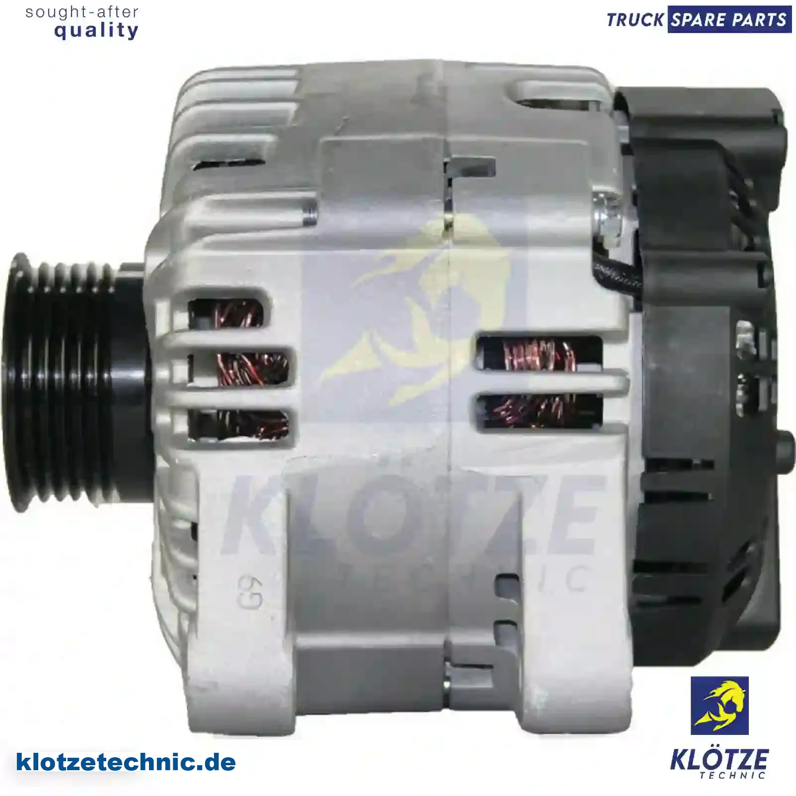 Alternator 57056P, 9646066880, 9646476280, 93188332, 93192764, 2310000QA5, 23100-00Q2G, 23100-00QA5, 23100-00QBB, 4416485, 57056P, 9646066880, 9646476280, 7711135519, 7711135545, 7711135546, 8200175210, 8200262462, 8200660020, 8200692869, 27060-YV020, 57056P, 9646066880, 9646476280, 93188332, 93192764, 2310000QA5, 23100-00Q2G, 23100-00QA5, 23100-00QBB, 4416485, 57056P, 9646066880, 9646476280, 7711135519, 7711135545, 7711135546, 8200175210, 8200262462, 8200660020, 8200692869, 27060-YV020 || Klötze Technic Spare Part | Engine, Accelerator Pedal, Camshaft, Connecting Rod, Crankcase, Crankshaft, Cylinder Head, Engine Suspension Mountings, Exhaust Manifold, Exhaust Gas Recirculation, Filter Kits, Flywheel Housing, General Overhaul Kits, Engine, Intake Manifold, Oil Cleaner, Oil Cooler, Oil Filter, Oil Pump, Oil Sump, Piston & Liner, Sensor & Switch, Timing Case, Turbocharger, Cooling System, Belt Tensioner, Coolant Filter, Coolant Pipe, Corrosion Prevention Agent, Drive, Expansion Tank, Fan, Intercooler, Monitors & Gauges, Radiator, Thermostat, V-Belt / Timing belt, Water Pump, Fuel System, Electronical Injector Unit, Feed Pump, Fuel Filter, cpl., Fuel Gauge Sender,  Fuel Line, Fuel Pump, Fuel Tank, Injection Line Kit, Injection Pump, Exhaust System, Clutch & Pedal, Gearbox, Propeller Shaft, Axles, Brake System, Hubs & Wheels, Suspension, Leaf Spring, Universal Parts / Accessories, Steering, Electrical System, Cabin