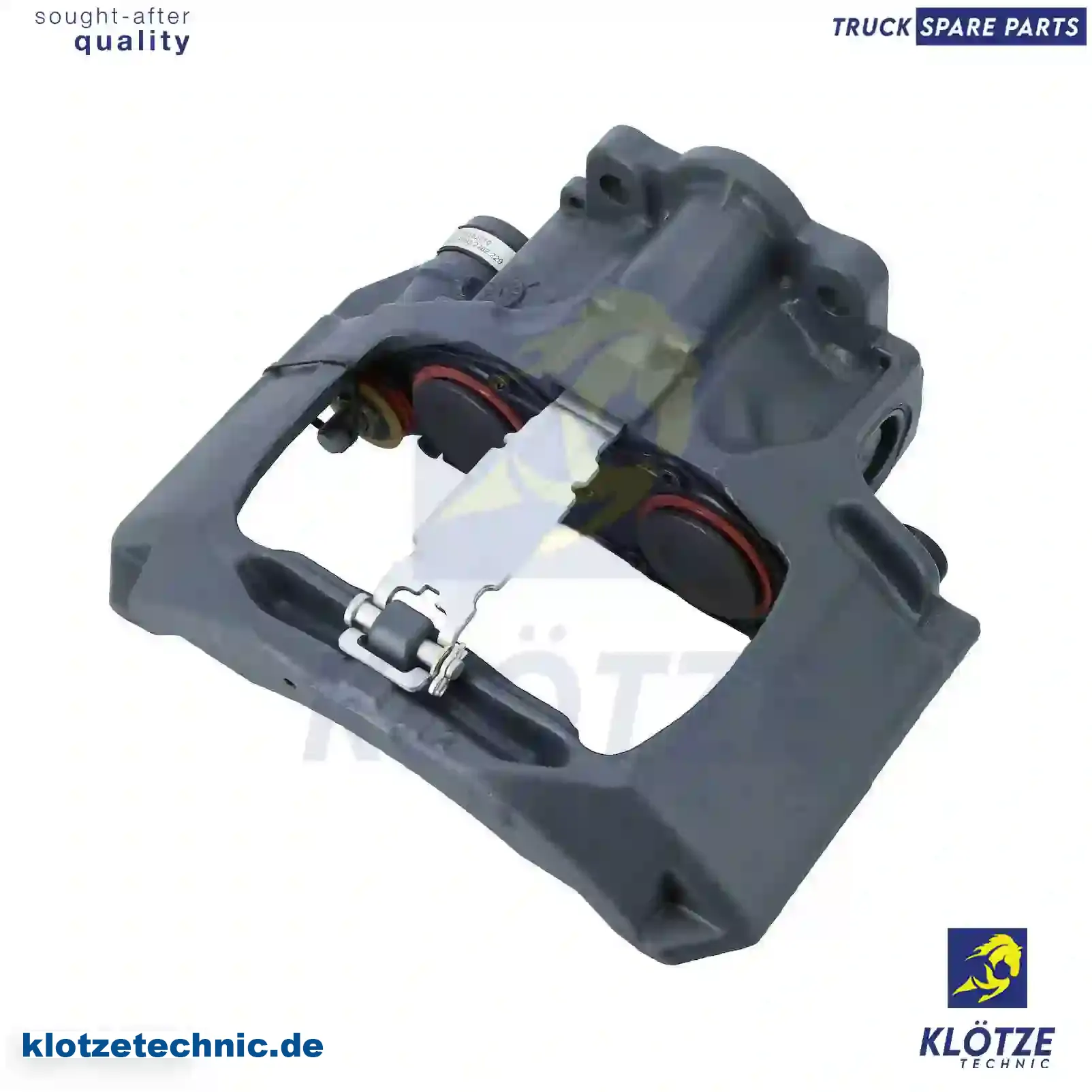 Brake caliper, left, reman. / without old core, 0536270630, 0536270631, 0536270710, 0536270711, JAE0250409183, 0034209183, 9464202201, 3080005520, 3080005900, 3080005901 || Klötze Technic Spare Part | Engine, Accelerator Pedal, Camshaft, Connecting Rod, Crankcase, Crankshaft, Cylinder Head, Engine Suspension Mountings, Exhaust Manifold, Exhaust Gas Recirculation, Filter Kits, Flywheel Housing, General Overhaul Kits, Engine, Intake Manifold, Oil Cleaner, Oil Cooler, Oil Filter, Oil Pump, Oil Sump, Piston & Liner, Sensor & Switch, Timing Case, Turbocharger, Cooling System, Belt Tensioner, Coolant Filter, Coolant Pipe, Corrosion Prevention Agent, Drive, Expansion Tank, Fan, Intercooler, Monitors & Gauges, Radiator, Thermostat, V-Belt / Timing belt, Water Pump, Fuel System, Electronical Injector Unit, Feed Pump, Fuel Filter, cpl., Fuel Gauge Sender,  Fuel Line, Fuel Pump, Fuel Tank, Injection Line Kit, Injection Pump, Exhaust System, Clutch & Pedal, Gearbox, Propeller Shaft, Axles, Brake System, Hubs & Wheels, Suspension, Leaf Spring, Universal Parts / Accessories, Steering, Electrical System, Cabin