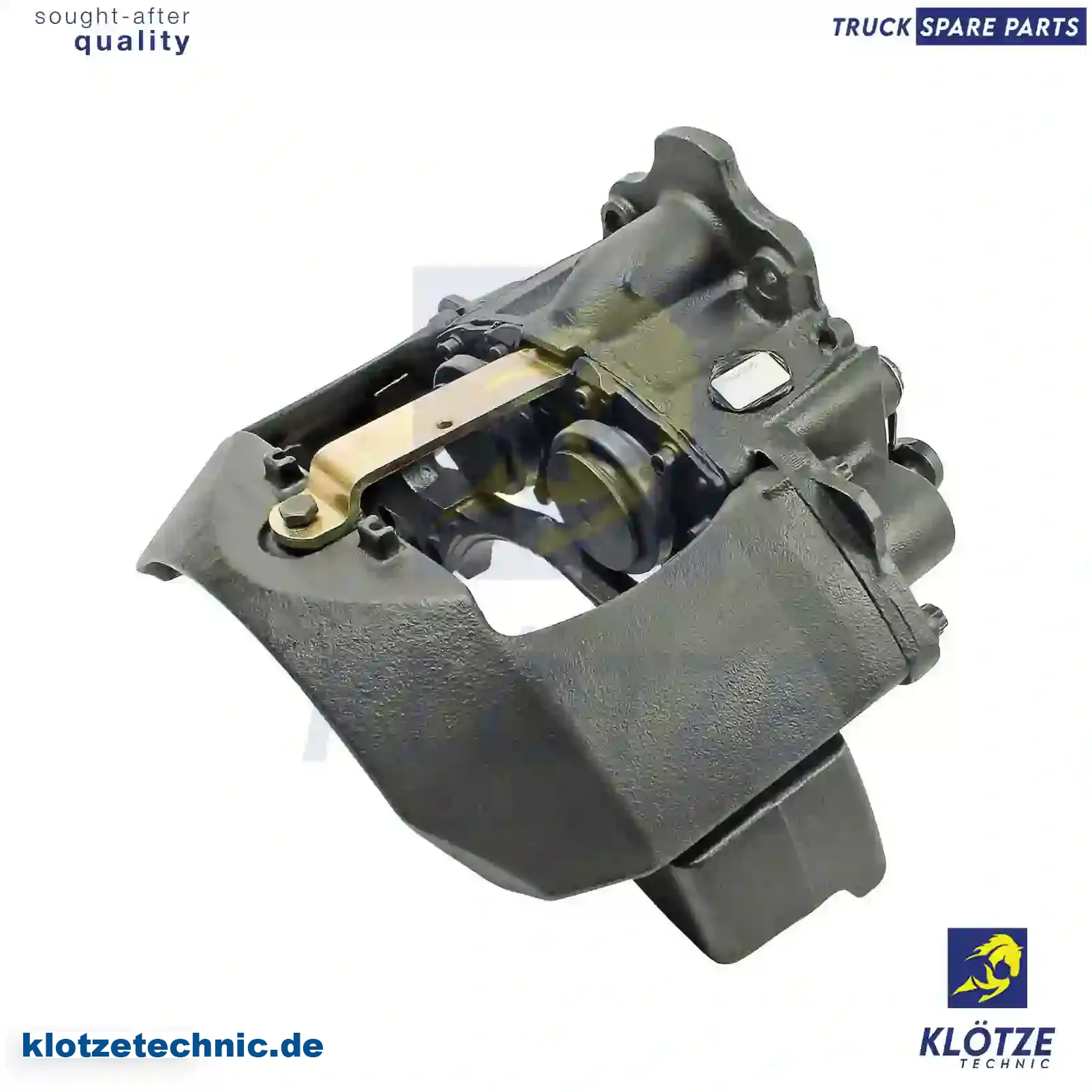 Brake caliper, left, reman. / without old core, 5001866508 || Klötze Technic Spare Part | Engine, Accelerator Pedal, Camshaft, Connecting Rod, Crankcase, Crankshaft, Cylinder Head, Engine Suspension Mountings, Exhaust Manifold, Exhaust Gas Recirculation, Filter Kits, Flywheel Housing, General Overhaul Kits, Engine, Intake Manifold, Oil Cleaner, Oil Cooler, Oil Filter, Oil Pump, Oil Sump, Piston & Liner, Sensor & Switch, Timing Case, Turbocharger, Cooling System, Belt Tensioner, Coolant Filter, Coolant Pipe, Corrosion Prevention Agent, Drive, Expansion Tank, Fan, Intercooler, Monitors & Gauges, Radiator, Thermostat, V-Belt / Timing belt, Water Pump, Fuel System, Electronical Injector Unit, Feed Pump, Fuel Filter, cpl., Fuel Gauge Sender, Fuel Line, Fuel Pump, Fuel Tank, Injection Line Kit, Injection Pump, Exhaust System, Clutch & Pedal, Gearbox, Propeller Shaft, Axles, Brake System, Hubs & Wheels, Suspension, Leaf Spring, Universal Parts / Accessories, Steering, Electrical System, Cabin