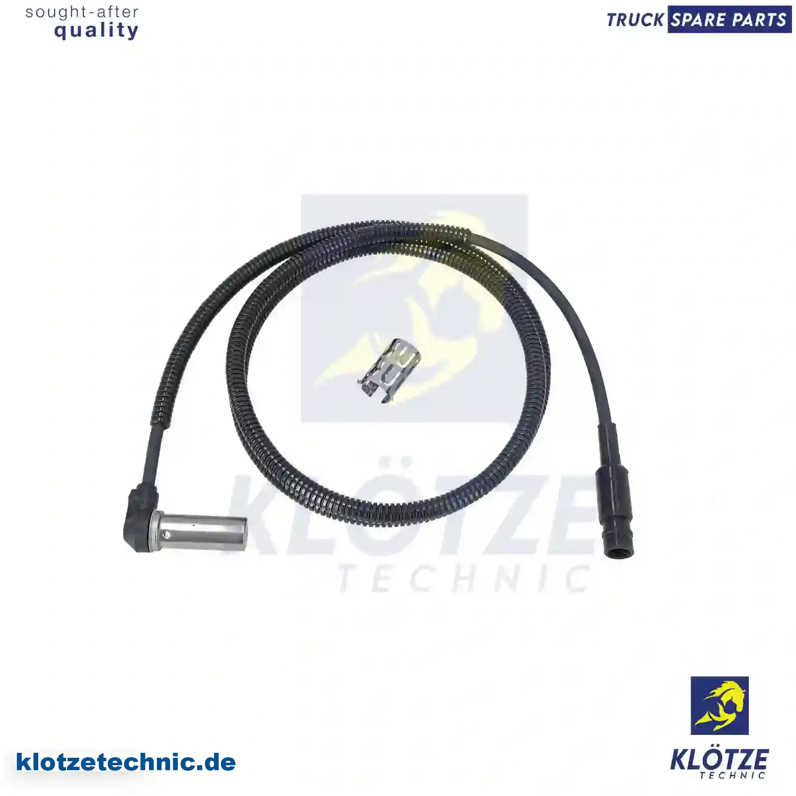 ABS/EBS sensor, 1518723, 1107495, 1342971, 1428450, 1530696, 1534527, 1892026, 1892051, ZG50927-0008 || Klötze Technic Spare Part | Engine, Accelerator Pedal, Camshaft, Connecting Rod, Crankcase, Crankshaft, Cylinder Head, Engine Suspension Mountings, Exhaust Manifold, Exhaust Gas Recirculation, Filter Kits, Flywheel Housing, General Overhaul Kits, Engine, Intake Manifold, Oil Cleaner, Oil Cooler, Oil Filter, Oil Pump, Oil Sump, Piston & Liner, Sensor & Switch, Timing Case, Turbocharger, Cooling System, Belt Tensioner, Coolant Filter, Coolant Pipe, Corrosion Prevention Agent, Drive, Expansion Tank, Fan, Intercooler, Monitors & Gauges, Radiator, Thermostat, V-Belt / Timing belt, Water Pump, Fuel System, Electronical Injector Unit, Feed Pump, Fuel Filter, cpl., Fuel Gauge Sender, Fuel Line, Fuel Pump, Fuel Tank, Injection Line Kit, Injection Pump, Exhaust System, Clutch & Pedal, Gearbox, Propeller Shaft, Axles, Brake System, Hubs & Wheels, Suspension, Leaf Spring, Universal Parts / Accessories, Steering, Electrical System, Cabin