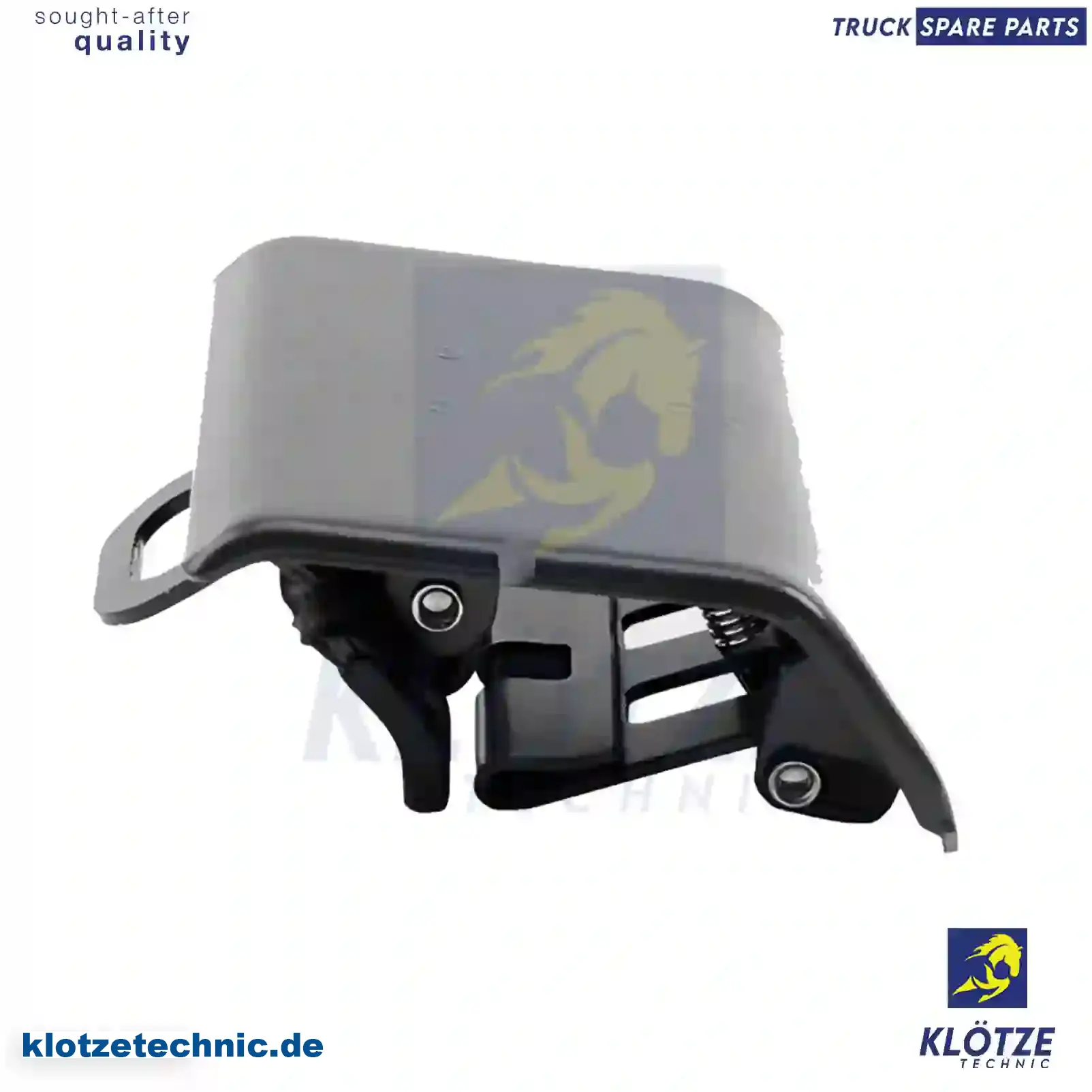 Clap lock, 1390747, ZG60389-0008 || Klötze Technic Spare Part | Engine, Accelerator Pedal, Camshaft, Connecting Rod, Crankcase, Crankshaft, Cylinder Head, Engine Suspension Mountings, Exhaust Manifold, Exhaust Gas Recirculation, Filter Kits, Flywheel Housing, General Overhaul Kits, Engine, Intake Manifold, Oil Cleaner, Oil Cooler, Oil Filter, Oil Pump, Oil Sump, Piston & Liner, Sensor & Switch, Timing Case, Turbocharger, Cooling System, Belt Tensioner, Coolant Filter, Coolant Pipe, Corrosion Prevention Agent, Drive, Expansion Tank, Fan, Intercooler, Monitors & Gauges, Radiator, Thermostat, V-Belt / Timing belt, Water Pump, Fuel System, Electronical Injector Unit, Feed Pump, Fuel Filter, cpl., Fuel Gauge Sender, Fuel Line, Fuel Pump, Fuel Tank, Injection Line Kit, Injection Pump, Exhaust System, Clutch & Pedal, Gearbox, Propeller Shaft, Axles, Brake System, Hubs & Wheels, Suspension, Leaf Spring, Universal Parts / Accessories, Steering, Electrical System, Cabin