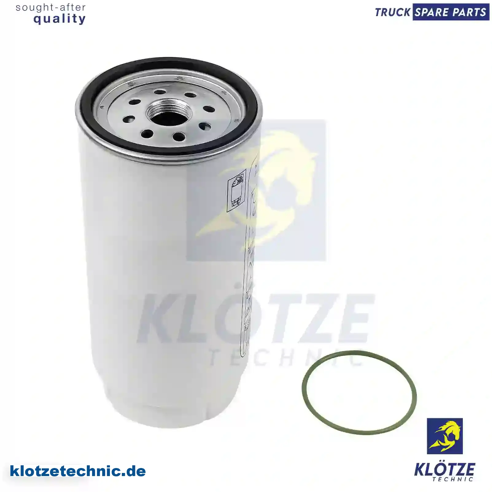 Fuel filter, water separator, ACP0287890, 0001442310, 0024021000, 1433649, 1536333, 02934715, K1006519, K1006529, 1105010322, 0501105010, 10032291, 51125017260, 51125017283, 51125017288, 51125030052, 9604770003, 84303715, 84394226, 84394227, 5021185714, 0112142450, 0112142463, 0112142500, 41433649, ZG10162-0008 || Klötze Technic Spare Part | Engine, Accelerator Pedal, Camshaft, Connecting Rod, Crankcase, Crankshaft, Cylinder Head, Engine Suspension Mountings, Exhaust Manifold, Exhaust Gas Recirculation, Filter Kits, Flywheel Housing, General Overhaul Kits, Engine, Intake Manifold, Oil Cleaner, Oil Cooler, Oil Filter, Oil Pump, Oil Sump, Piston & Liner, Sensor & Switch, Timing Case, Turbocharger, Cooling System, Belt Tensioner, Coolant Filter, Coolant Pipe, Corrosion Prevention Agent, Drive, Expansion Tank, Fan, Intercooler, Monitors & Gauges, Radiator, Thermostat, V-Belt / Timing belt, Water Pump, Fuel System, Electronical Injector Unit, Feed Pump, Fuel Filter, cpl., Fuel Gauge Sender,  Fuel Line, Fuel Pump, Fuel Tank, Injection Line Kit, Injection Pump, Exhaust System, Clutch & Pedal, Gearbox, Propeller Shaft, Axles, Brake System, Hubs & Wheels, Suspension, Leaf Spring, Universal Parts / Accessories, Steering, Electrical System, Cabin
