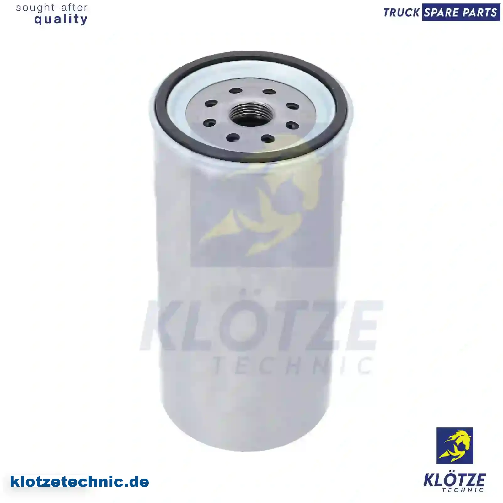 Fuel filter, water separator, 42554067, 504166113, 10101998, 0004771302, 0004771702, 11110683, ZG10160-0008 || Klötze Technic Spare Part | Engine, Accelerator Pedal, Camshaft, Connecting Rod, Crankcase, Crankshaft, Cylinder Head, Engine Suspension Mountings, Exhaust Manifold, Exhaust Gas Recirculation, Filter Kits, Flywheel Housing, General Overhaul Kits, Engine, Intake Manifold, Oil Cleaner, Oil Cooler, Oil Filter, Oil Pump, Oil Sump, Piston & Liner, Sensor & Switch, Timing Case, Turbocharger, Cooling System, Belt Tensioner, Coolant Filter, Coolant Pipe, Corrosion Prevention Agent, Drive, Expansion Tank, Fan, Intercooler, Monitors & Gauges, Radiator, Thermostat, V-Belt / Timing belt, Water Pump, Fuel System, Electronical Injector Unit, Feed Pump, Fuel Filter, cpl., Fuel Gauge Sender,  Fuel Line, Fuel Pump, Fuel Tank, Injection Line Kit, Injection Pump, Exhaust System, Clutch & Pedal, Gearbox, Propeller Shaft, Axles, Brake System, Hubs & Wheels, Suspension, Leaf Spring, Universal Parts / Accessories, Steering, Electrical System, Cabin
