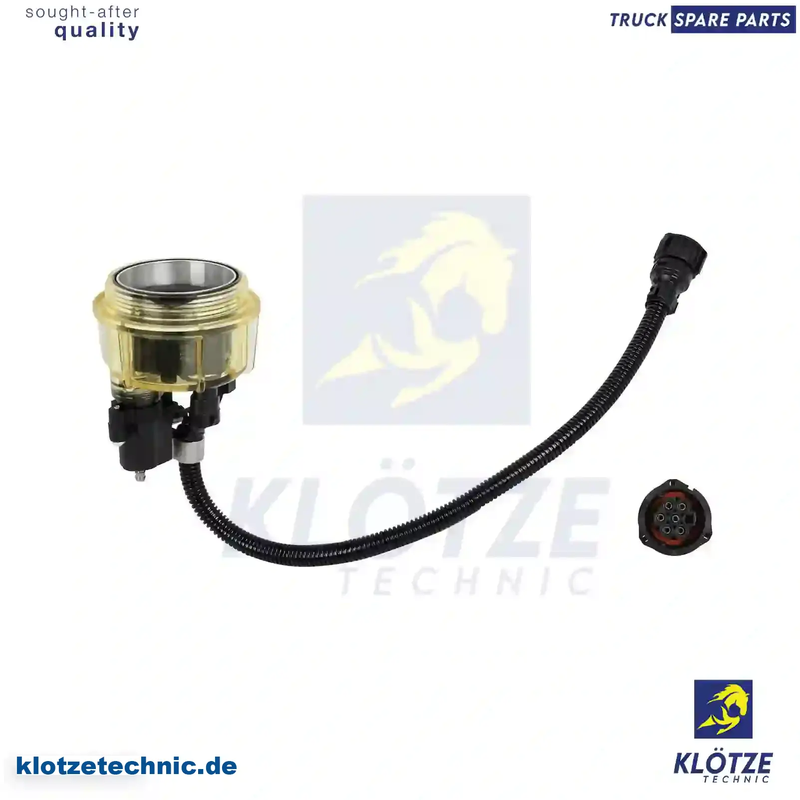 Collecting pan, fuel filter, heated, 7420875073, 20808386, 20870050, 20875073 || Klötze Technic Spare Part | Engine, Accelerator Pedal, Camshaft, Connecting Rod, Crankcase, Crankshaft, Cylinder Head, Engine Suspension Mountings, Exhaust Manifold, Exhaust Gas Recirculation, Filter Kits, Flywheel Housing, General Overhaul Kits, Engine, Intake Manifold, Oil Cleaner, Oil Cooler, Oil Filter, Oil Pump, Oil Sump, Piston & Liner, Sensor & Switch, Timing Case, Turbocharger, Cooling System, Belt Tensioner, Coolant Filter, Coolant Pipe, Corrosion Prevention Agent, Drive, Expansion Tank, Fan, Intercooler, Monitors & Gauges, Radiator, Thermostat, V-Belt / Timing belt, Water Pump, Fuel System, Electronical Injector Unit, Feed Pump, Fuel Filter, cpl., Fuel Gauge Sender,  Fuel Line, Fuel Pump, Fuel Tank, Injection Line Kit, Injection Pump, Exhaust System, Clutch & Pedal, Gearbox, Propeller Shaft, Axles, Brake System, Hubs & Wheels, Suspension, Leaf Spring, Universal Parts / Accessories, Steering, Electrical System, Cabin