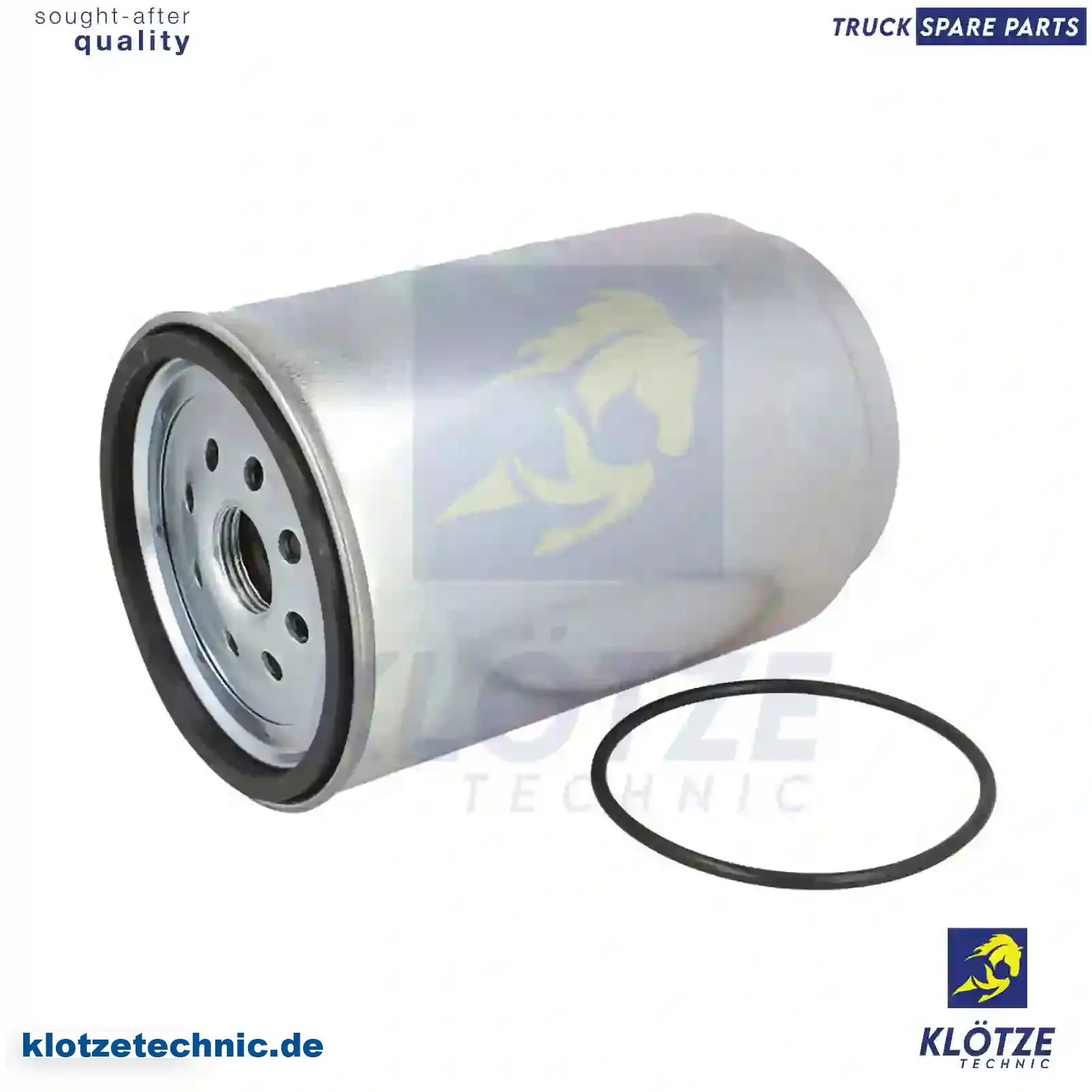Fuel filter, water separator, 1526297, 1533870, 1535381, 20539578, 21041613, 21380524, 21380526, 5001868493, 7420745605, 7420998349, 7421380483, 20745605, 20788794, 20869725, 20879812, 20998349, 21017307, 21041613, 21366596, 21380483, 21380488, ZG10156-0008 || Klötze Technic Spare Part | Engine, Accelerator Pedal, Camshaft, Connecting Rod, Crankcase, Crankshaft, Cylinder Head, Engine Suspension Mountings, Exhaust Manifold, Exhaust Gas Recirculation, Filter Kits, Flywheel Housing, General Overhaul Kits, Engine, Intake Manifold, Oil Cleaner, Oil Cooler, Oil Filter, Oil Pump, Oil Sump, Piston & Liner, Sensor & Switch, Timing Case, Turbocharger, Cooling System, Belt Tensioner, Coolant Filter, Coolant Pipe, Corrosion Prevention Agent, Drive, Expansion Tank, Fan, Intercooler, Monitors & Gauges, Radiator, Thermostat, V-Belt / Timing belt, Water Pump, Fuel System, Electronical Injector Unit, Feed Pump, Fuel Filter, cpl., Fuel Gauge Sender,  Fuel Line, Fuel Pump, Fuel Tank, Injection Line Kit, Injection Pump, Exhaust System, Clutch & Pedal, Gearbox, Propeller Shaft, Axles, Brake System, Hubs & Wheels, Suspension, Leaf Spring, Universal Parts / Accessories, Steering, Electrical System, Cabin