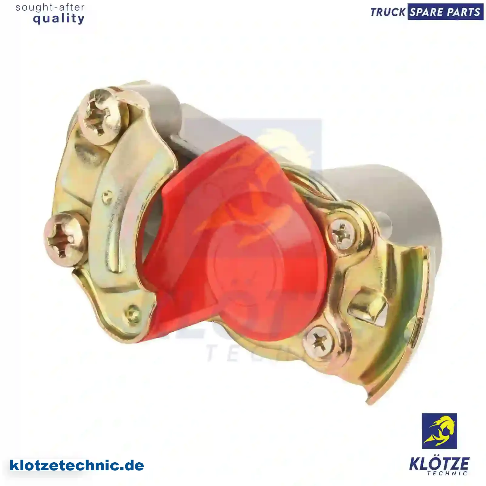 Palm coupling, red lid, with pipe filter, 1518207, 21151103102, 6500330, 6500332, 505820328, 5058203280, 5820328, 81998062076, AIF1175, 1788946, 1020772, 55105, 10896059 || Klötze Technic Spare Part | Engine, Accelerator Pedal, Camshaft, Connecting Rod, Crankcase, Crankshaft, Cylinder Head, Engine Suspension Mountings, Exhaust Manifold, Exhaust Gas Recirculation, Filter Kits, Flywheel Housing, General Overhaul Kits, Engine, Intake Manifold, Oil Cleaner, Oil Cooler, Oil Filter, Oil Pump, Oil Sump, Piston & Liner, Sensor & Switch, Timing Case, Turbocharger, Cooling System, Belt Tensioner, Coolant Filter, Coolant Pipe, Corrosion Prevention Agent, Drive, Expansion Tank, Fan, Intercooler, Monitors & Gauges, Radiator, Thermostat, V-Belt / Timing belt, Water Pump, Fuel System, Electronical Injector Unit, Feed Pump, Fuel Filter, cpl., Fuel Gauge Sender,  Fuel Line, Fuel Pump, Fuel Tank, Injection Line Kit, Injection Pump, Exhaust System, Clutch & Pedal, Gearbox, Propeller Shaft, Axles, Brake System, Hubs & Wheels, Suspension, Leaf Spring, Universal Parts / Accessories, Steering, Electrical System, Cabin