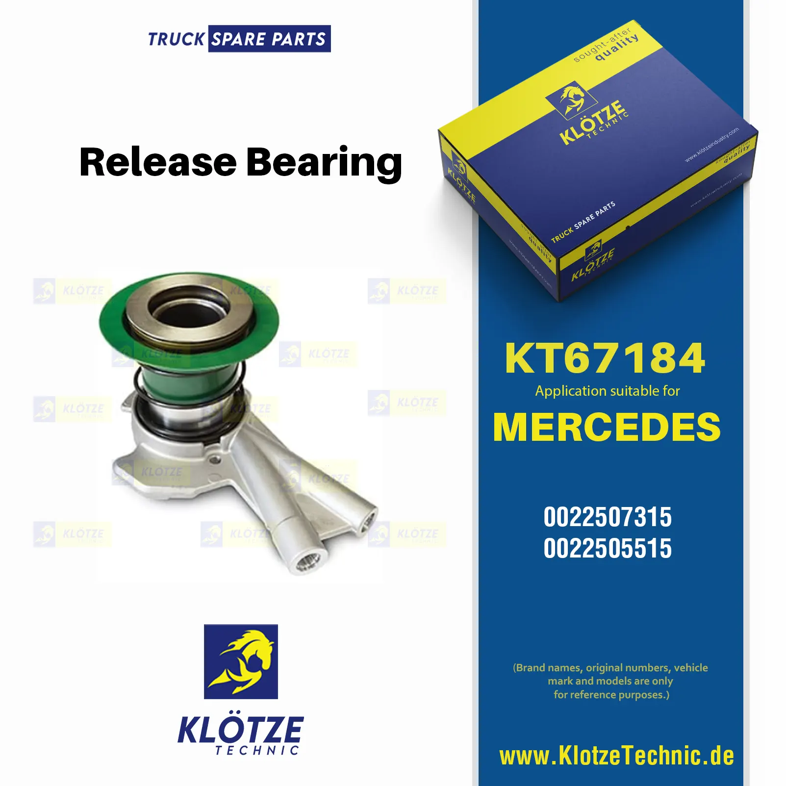 Release Bearing,  || Klötze Technic Automotive Air Brake Systems