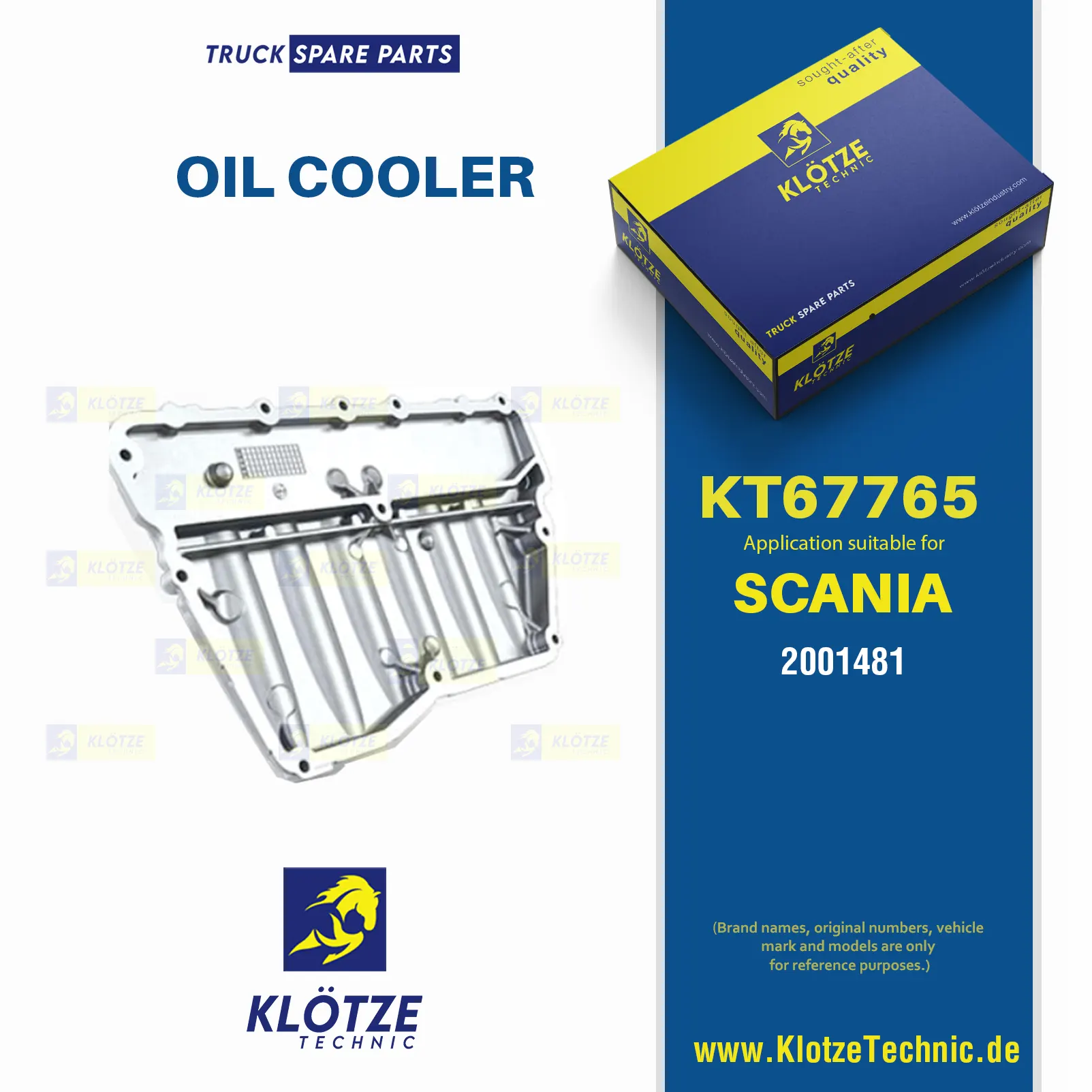 Oil Cooler Housing,  || Klötze Technic Automotive Air Brake Systems