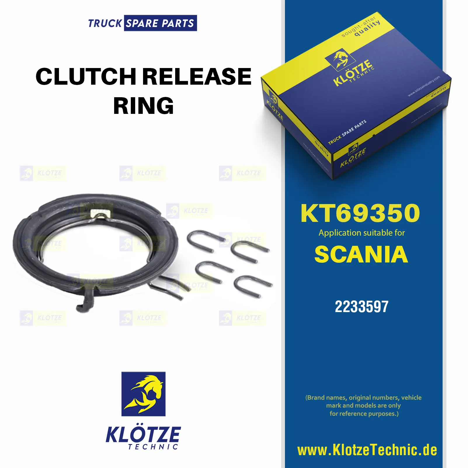 Clutch Release Ring,  || Klötze Technic Automotive Air Brake Systems